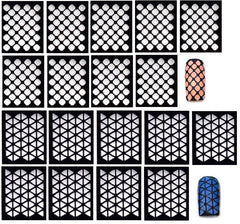 44 Nail Stencils  - Animals