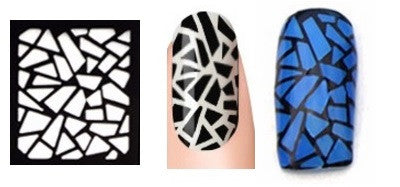 32 Nail Stencils style 109