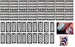 36 Nail Stencils style 112