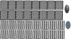 32 Nail Stencils style 120