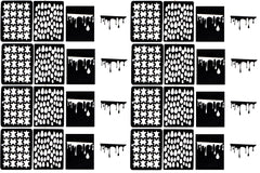 Nail Stencils style 139