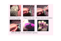 Swan Nail Stickers