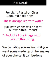 New Years Nail Art Decals