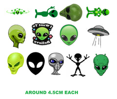 Alien UFO Temporary Tattoos
