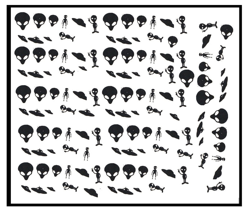 Alien Nail Stickers