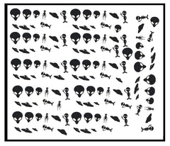Alien Nail Stickers