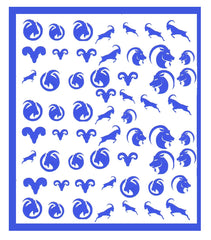 Aries Nail Stickers