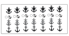 Anchor Vinyl Stickers ( Multiple colours to choose from )