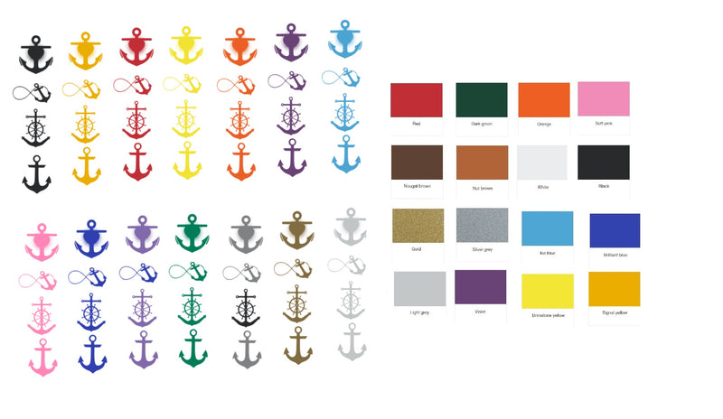 Anchor Vinyl Stickers ( Multiple colours to choose from )
