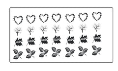 Autumn Fall Season  Vinyl Stickers ( Multiple colours to choose from )