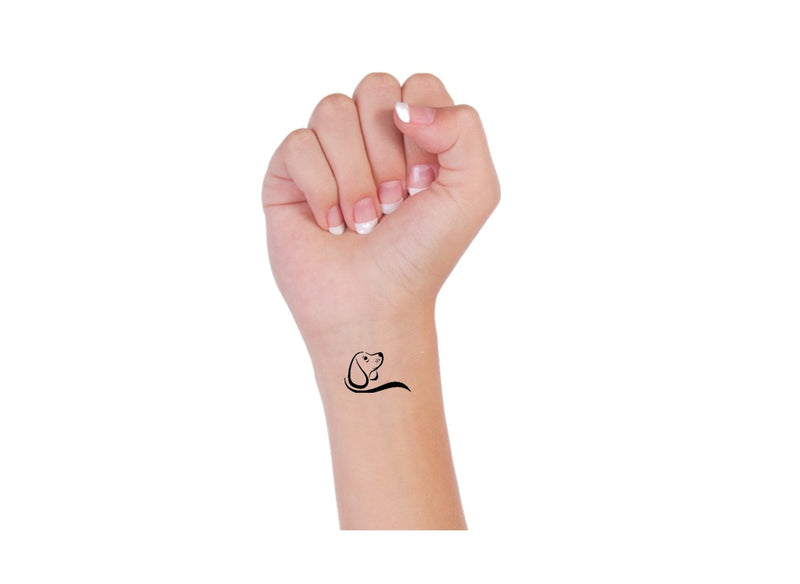 Beagle Dog Temporary Tattoos