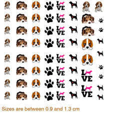 Akita Dog  Nail Art Decal