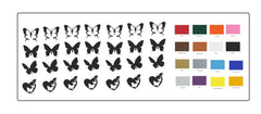 Akita Dog Vinyl Stickers ( Multiple colours to choose from )
