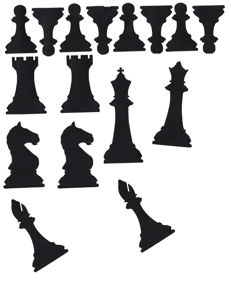 Chess Vinyl Stickers ( Multiple colours to choose from )