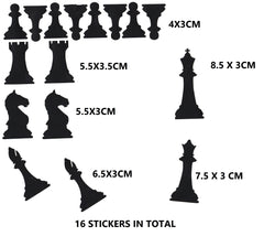 Chess Vinyl Stickers ( Multiple colours to choose from )