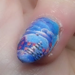 Christmas Village Full Nail Wrap