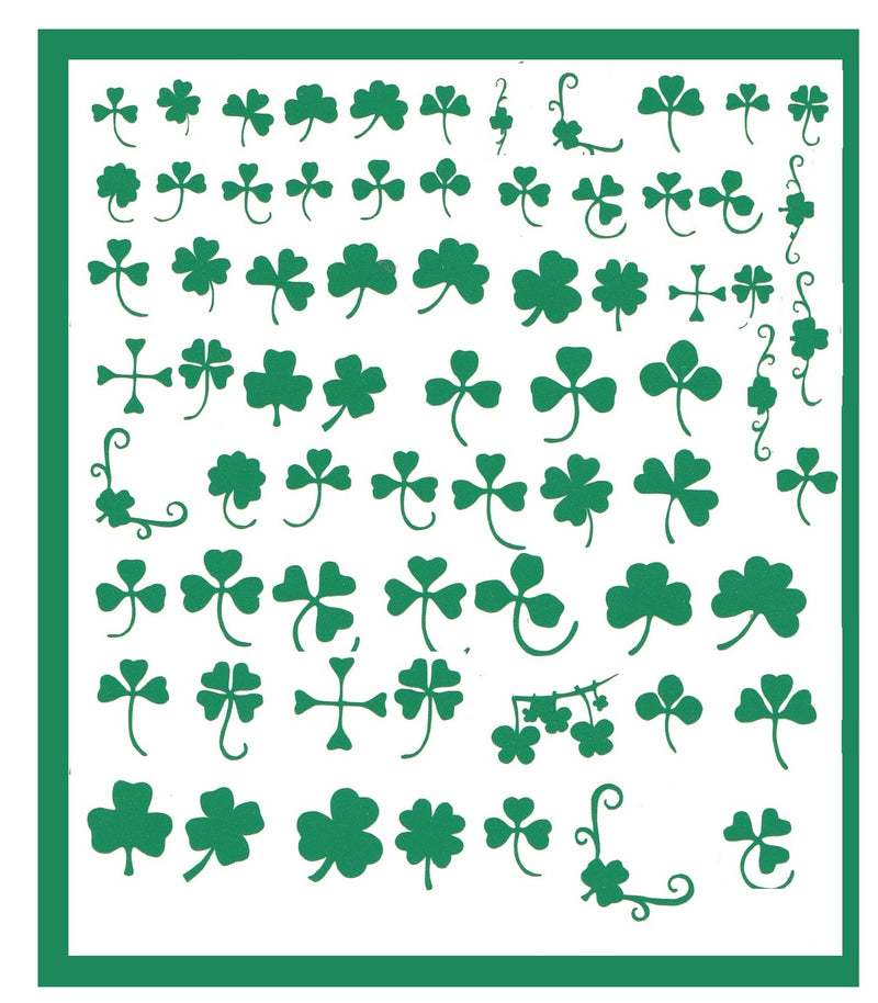 Clover Ireland Nail Stickers