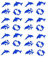 Dolphin Vinyl Stickers ( Multiple colours to choose from )