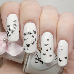 Dandelion Nail Art