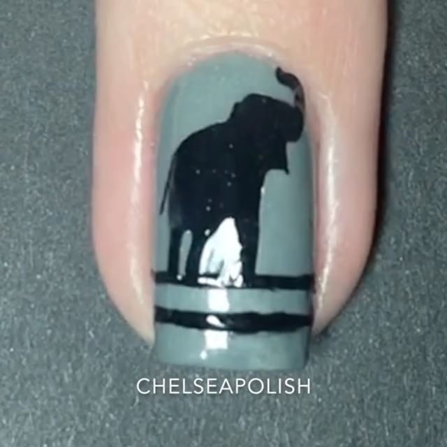 Elephant Nail Stickers