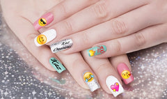 Emoji Code 5 Nail Art Emoticons