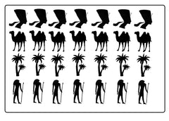 Egypt Vinyl Stickers ( Multiple colours to choose from )