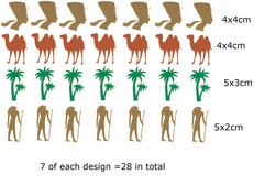 Egypt Vinyl Stickers ( Multiple colours to choose from )