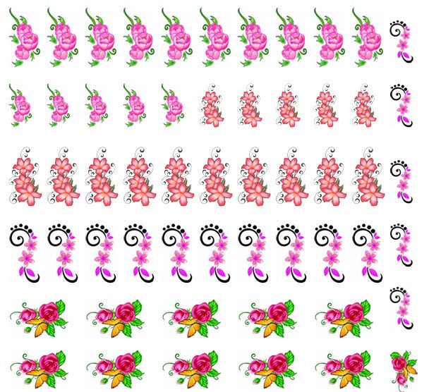 Olaf  Nail Art Decals Small