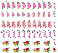 Olaf  Nail Art Decals Small