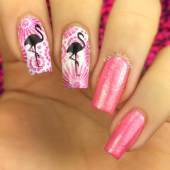 Flamingo Nail Art