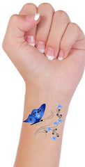 Forget Me Not Flower  Temporary Tattoos