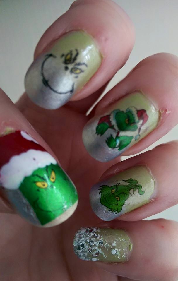 Grinch  Nail Art Decals c1