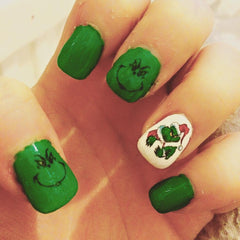 Grinch  Nail Art Decals c1