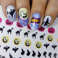 Halloween Collection Nail Art Decals c3