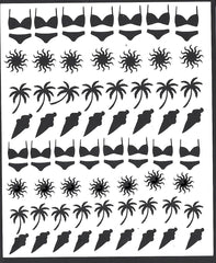 Summer Holiday Nail Stickers