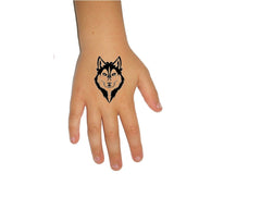 Husky Dog Temporary Tattoos