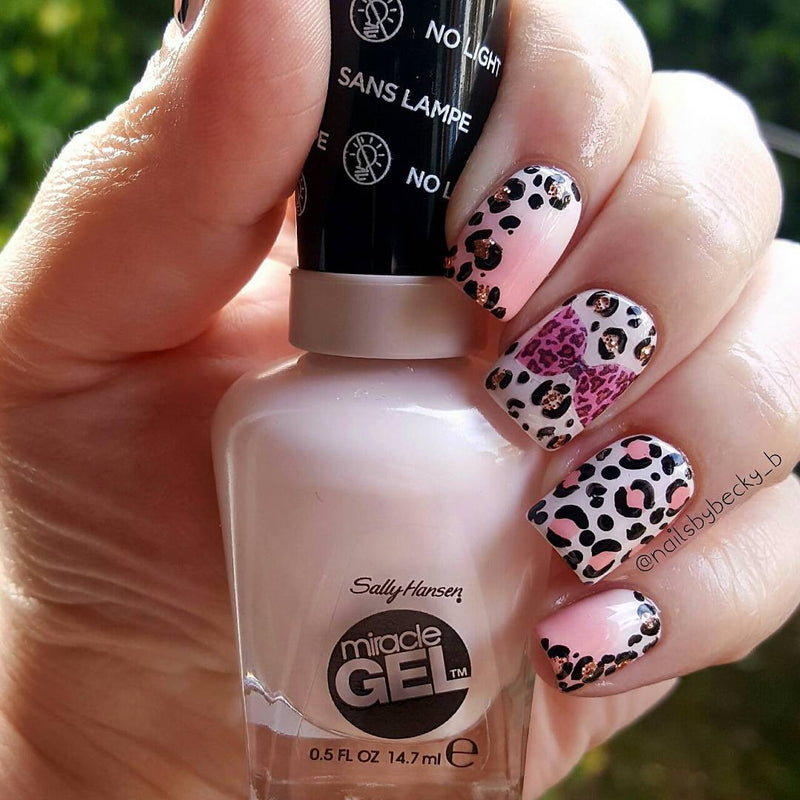 Leopard Bow Code 2 Nail Art