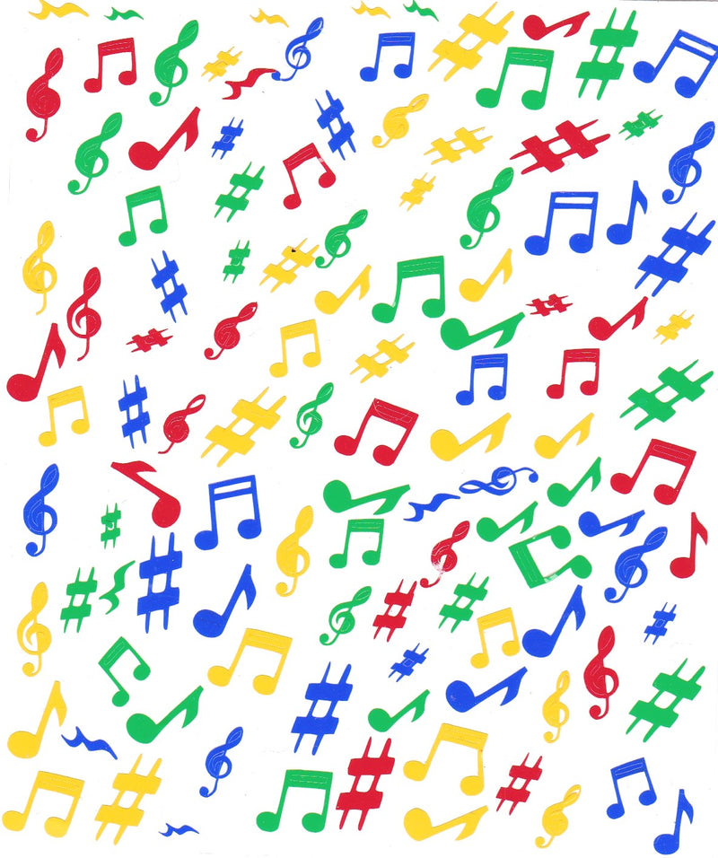 Musical Notes Nail Stickers