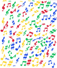 Musical Notes Nail Stickers