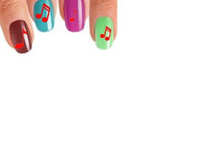Musical Notes Nail Stickers