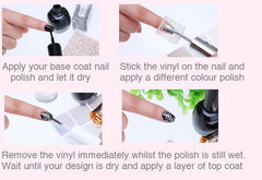 36 Nail Stencils style 112