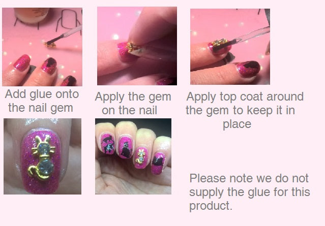 Unicorn  Gold ( Pack of 10 ) Collection 23