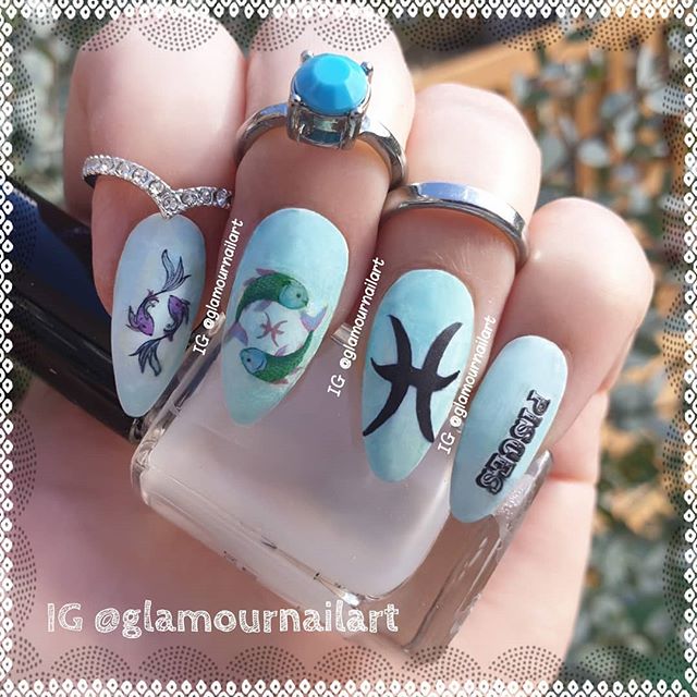 Pisces Nail Art