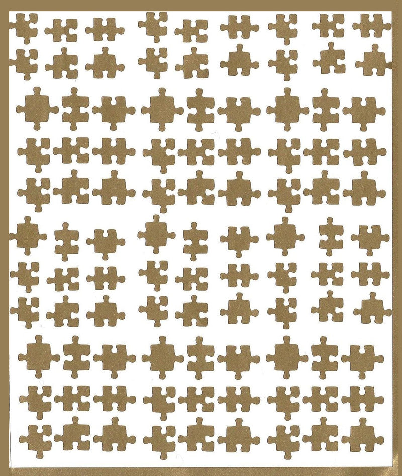 Puzzle Autism  Nail Stickers