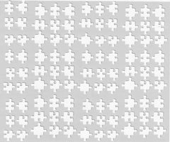 Puzzle Autism  Nail Stickers