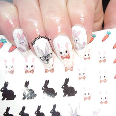 Rabbit Nail Art Decals