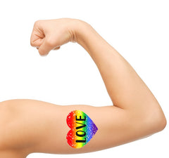 Rainbow Temporary Tattoos