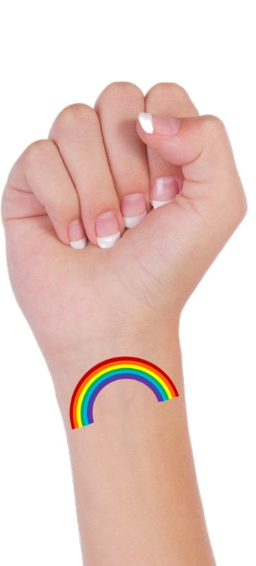 Rainbow Temporary Tattoos