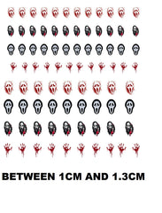 Scream Movie Nail Art Decal