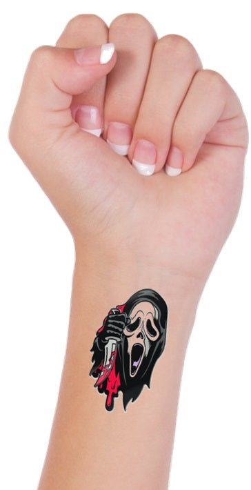 scream Temporary Tattoos
